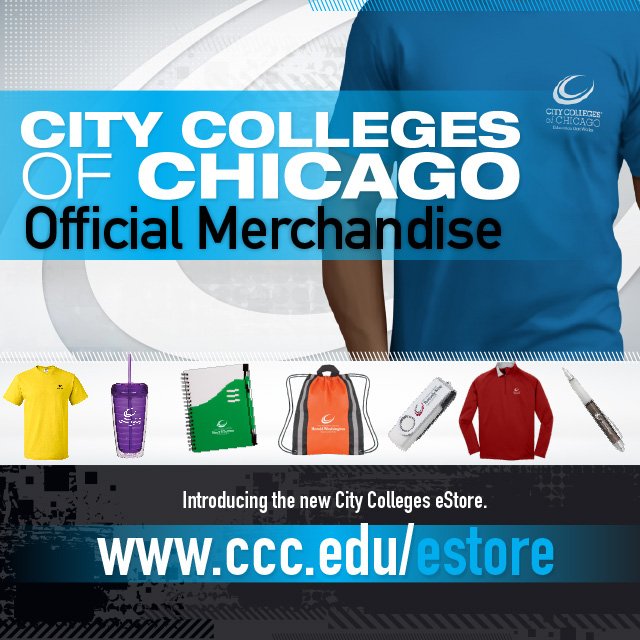 ChiCityColleges's tweet photo. With the new school year starting soon, it might be time for some new CCC gear! #welcomeccc #registerccc https://t.co/LjrjReErbn