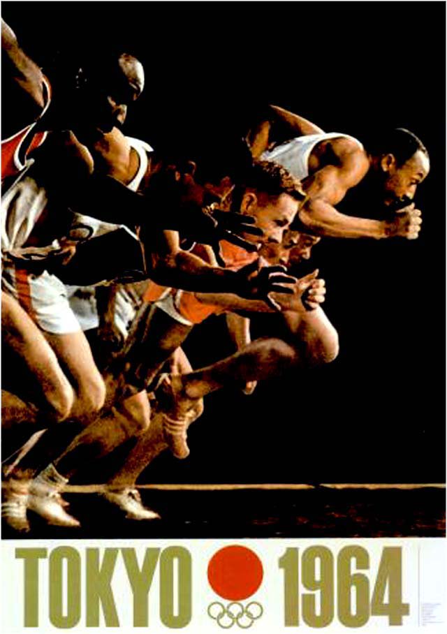 リオ五輪閉会式で流れた映像、1964年東京五輪ポスターへのオマージュに