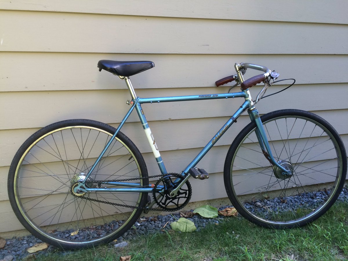 Raleigh3Speed's tweet photo. Put this together today. #RaleighBicycle  #PathRacer https://t.co/ZdKpoCLp5T