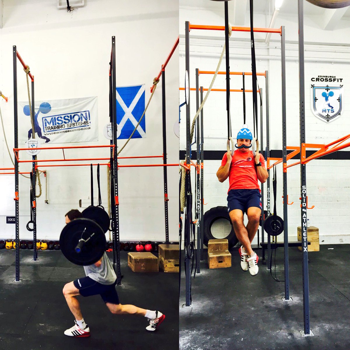 riddell07's tweet image. Very kind of the chaps at @CrossFitMTS to let @farndalej and I use their top facility for a few sessions!