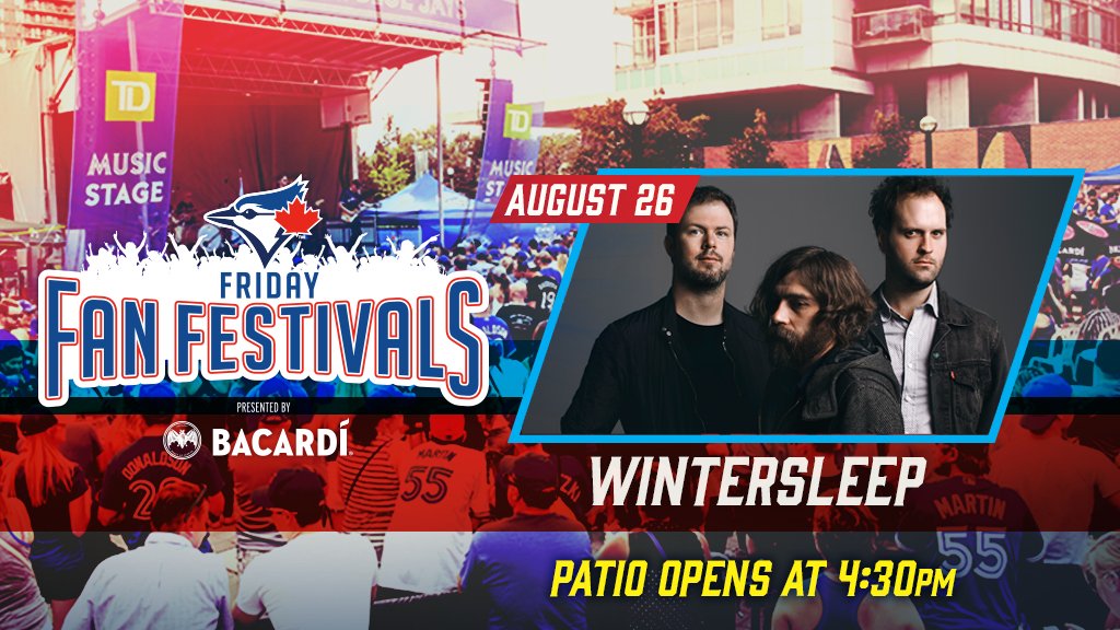 Don’t miss @wintersleep at the last Friday Fan Fest of the year pres. by @BacardiCanada on 8/26 - gates at 4:30! https://t.co/EN65ICtzfN