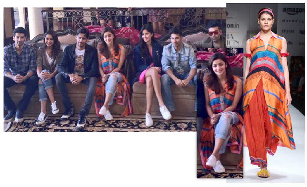 Indiaspopup's tweet photo. @aliaa08 spotted looking fabulous in @anupamaaa during the #dreamteamtour💃🏼 https://t.co/OmdF0FTM1T #dreamteam2016 https://t.co/uTfqBw2DRq