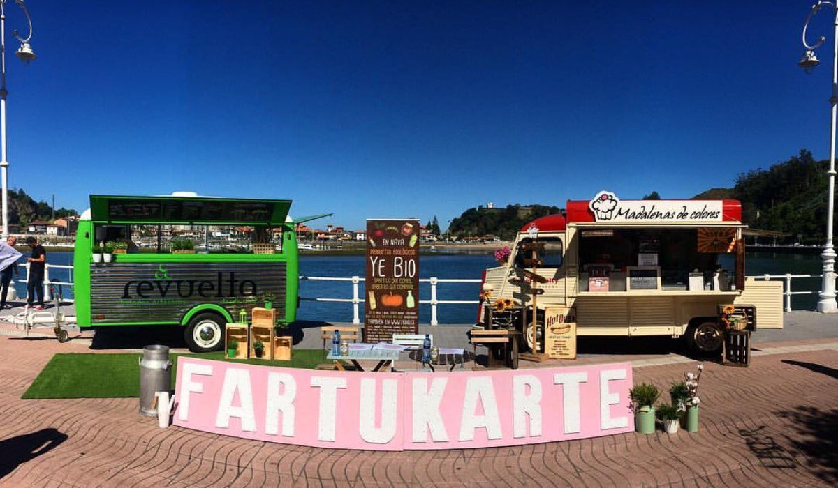Hoy hemos estado presentando a los medios ..!! <a href="/Fartukarte/">Fartukarte Festival</a> con #madalenifoodtruck.Os esperamos en #Ribadesella.