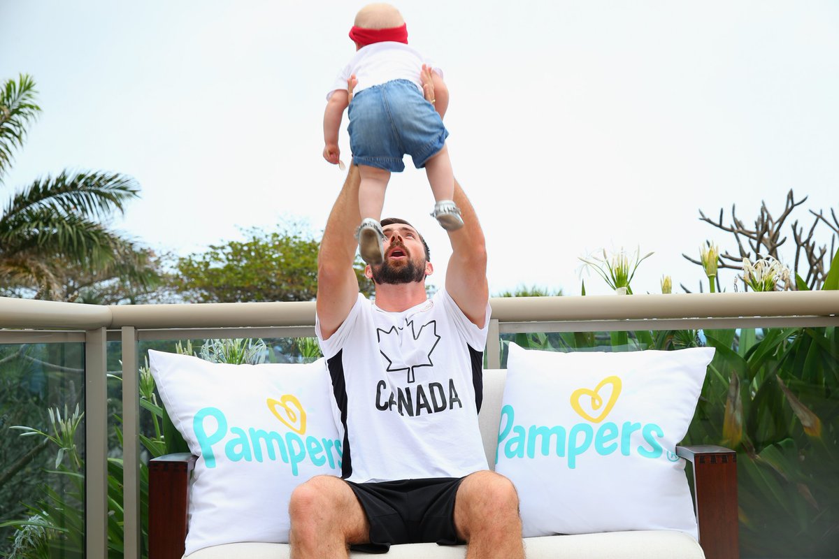 MarkOldershaw's tweet photo. Would not have made it to #Rio2016 without my family. Josephine you are my inspiration❤ #PampersDad #ThankYouMom https://t.co/MK6DFjbbRa