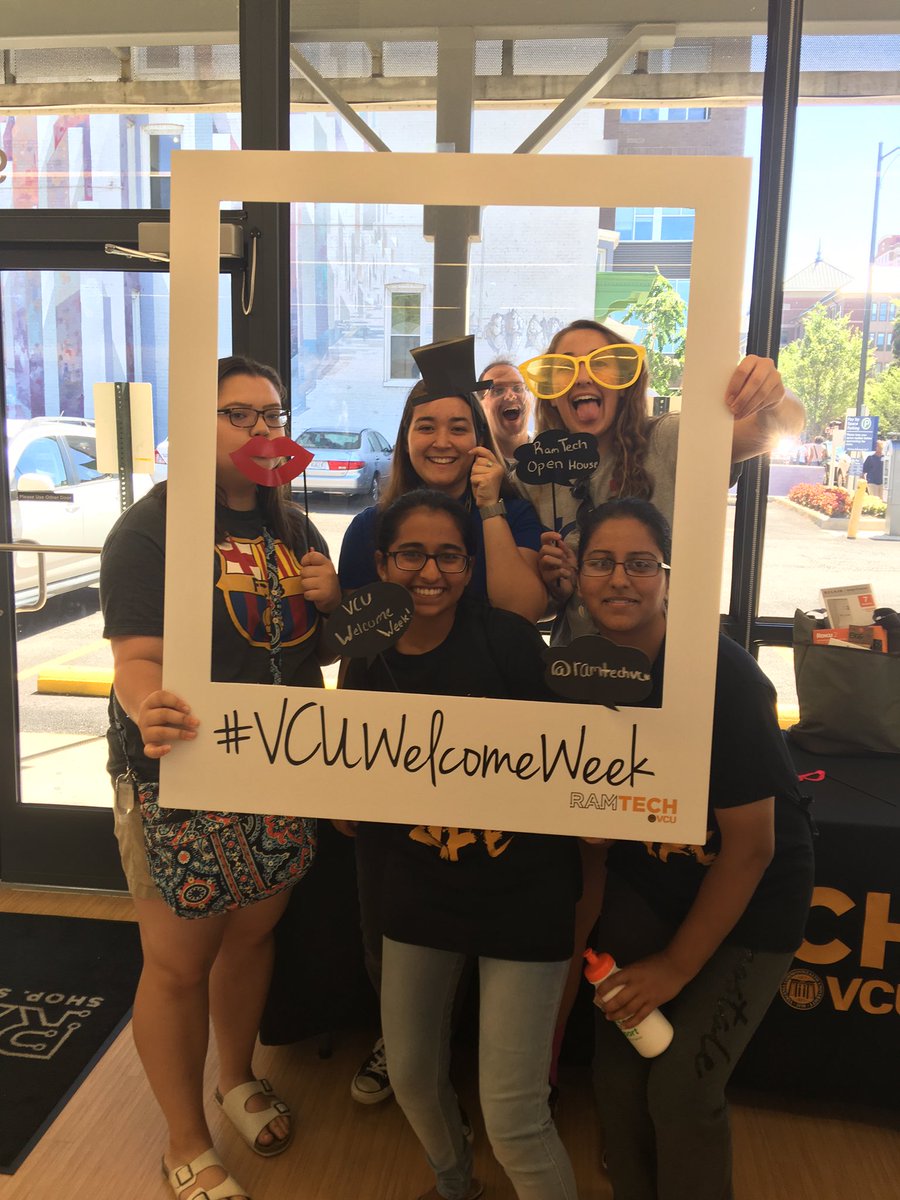 caitlinweave's tweet image. #vcuwelcomeweek #ramtech @sam_philben @RamTechVCU @marina_pugh