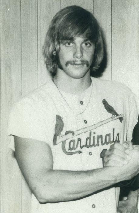 OHHHH YEAH!!! Young Randy Poffo spent 4 years in the minors but you know him better as the "Macho Man" Randy Savage.