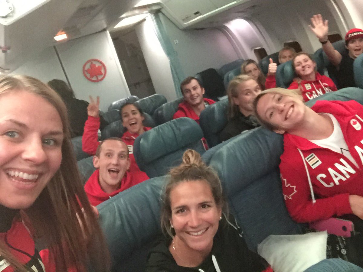 Bye bye Brazil!!! We love you but I think some of us are excited to come home! #preciouscargo #TeamCanada
