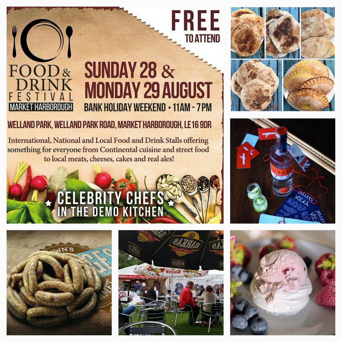 Who's coming to the Market Harborough Food &amp; Drink Festival Sunday 28th &amp; Monday 29th August? #Covhour #midlandshour