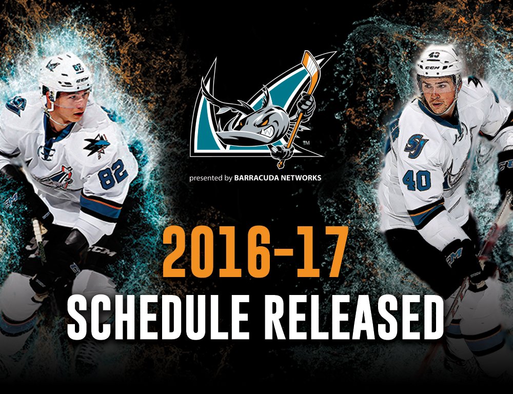 San Jose Barracuda on Twitter "The SJBarracuda schedule has been
