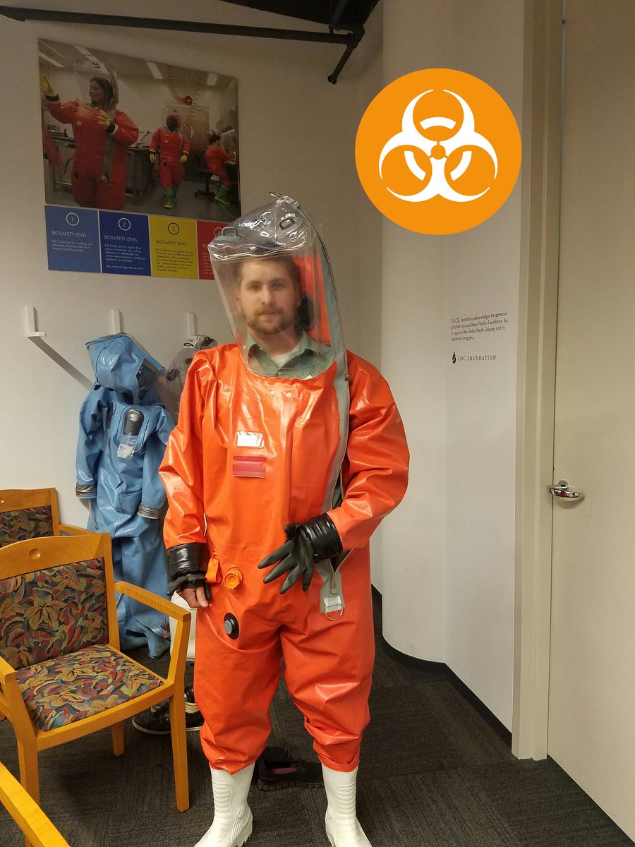 Daniel Harbert Auf Twitter Trying On A Hazmat Suit At