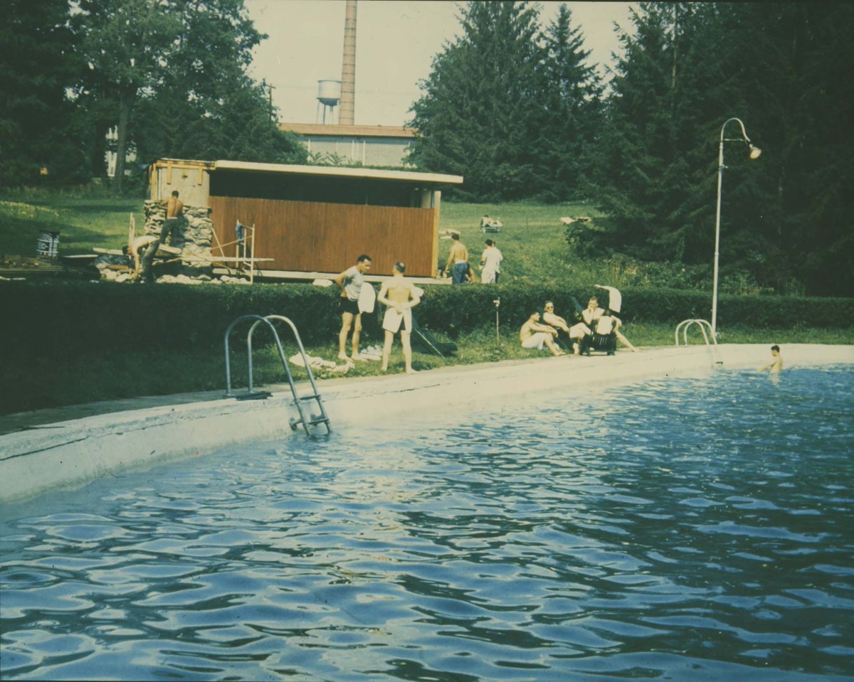 MaristArchives's tweet image. On this #MaristMonday here are some photo's of people enjoying Marist's former pool! #maristsummer #maristpool