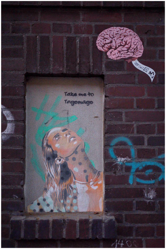 duesselchen's tweet photo. Etwas Schönes mit Hirn.
#streetart #streetartdue #duesseldorf by #marie und #decycle
(von der Abendrunde) https://t.co/w6C1Ul9S5u