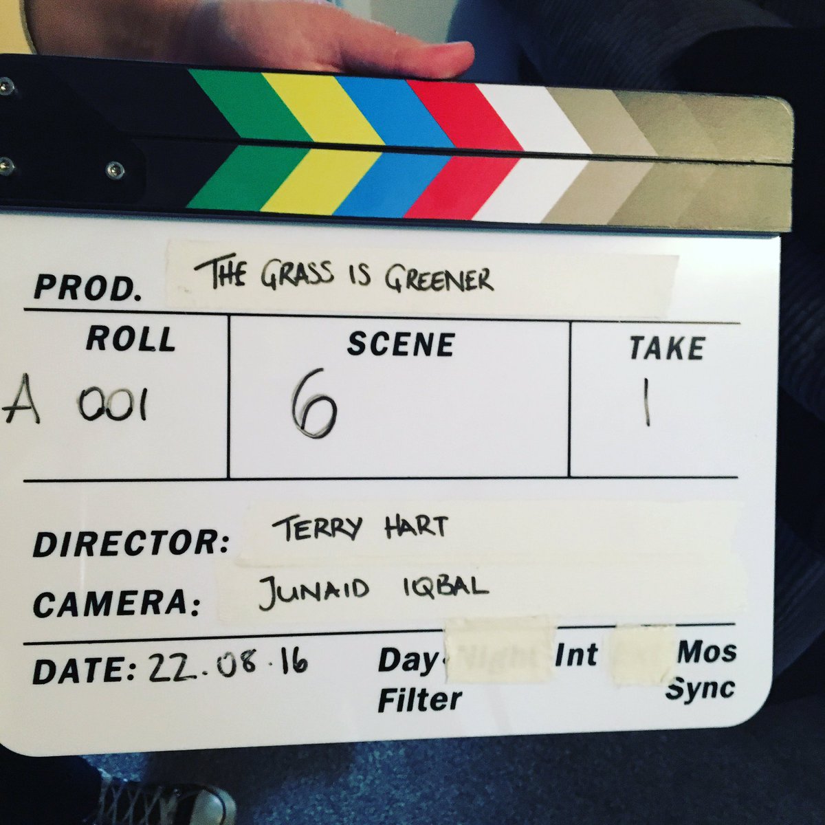 BlueBridgeFilms's tweet image. First day of #thegrassisgreener complete! #filmmaking #bluebridgefilms #bbf