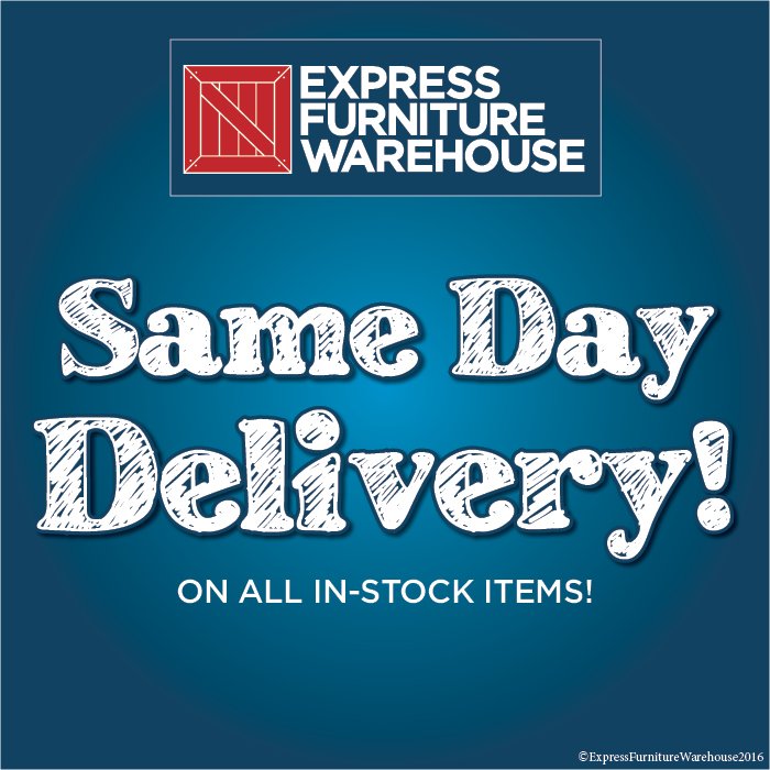 ShopEFW's tweet photo. Don’t wait for your furniture, at Express Furniture Warehouse you can take all in-stock items home TODAY! https://t.co/MCU2d7tkpx
