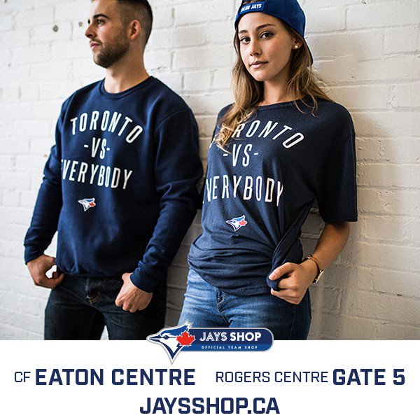 Exclusive to #JaysShop! Available beginning tomorrow at 10am! Visit jaysshop.ca #OurMoment @peacecollectiv3 https://t.co/3AsAuLXba9