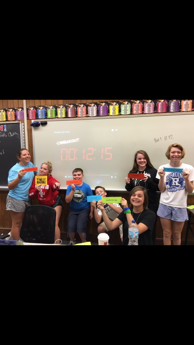 LiteraryMonster's tweet photo. The 8th grade escaped The Outsiders! @breakoutEDU @ReadingCSD @karenccrema @WegenerKelly #staygold #lovelit https://t.co/nXtOJjyz6k