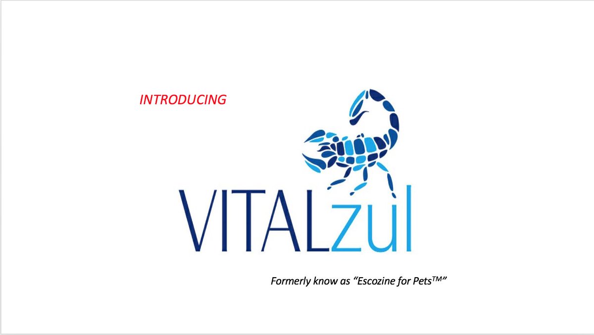 InvictoGroup's tweet photo. Introducing #VITALzul for #Pets https://t.co/QoQh1SUTsh #CancerInPets #Pharmaceutical #rebranding #FDA https://t.co/5eDEudKlwB