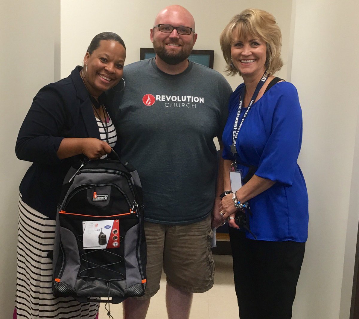 BCESMustangCity's tweet image. Thanks for your support Revolution Church! Together we can conquer THE WORLD! #Ministry #UnityShirts #RollerBackpack