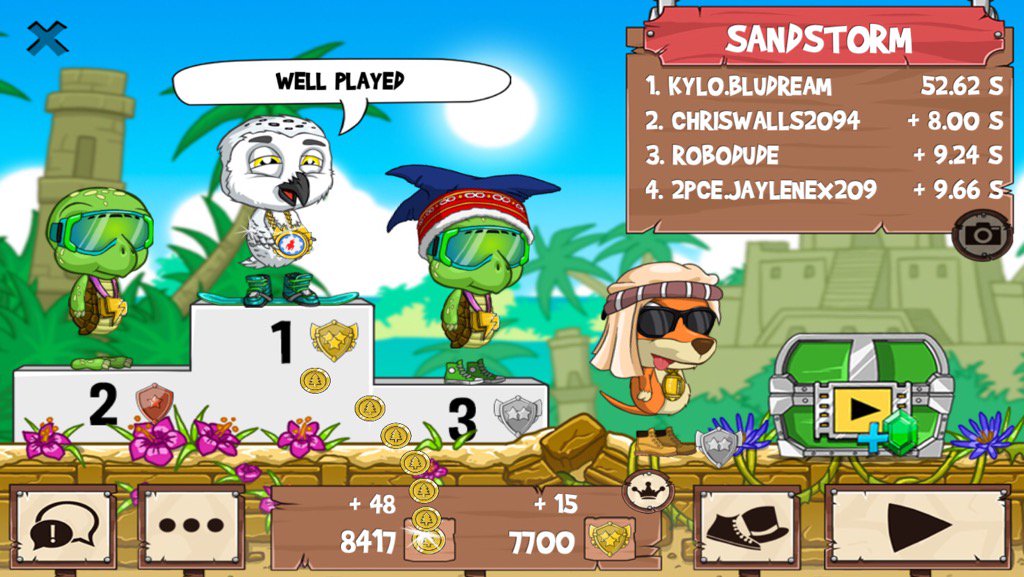 Str8Tipsy's tweet photo. Want to catch an L? That blazin owl 🔥🔥🔥#funrun2 #chriswalls2094 #Robodude #JAYLENEx209 https://t.co/3EUhMkquAR