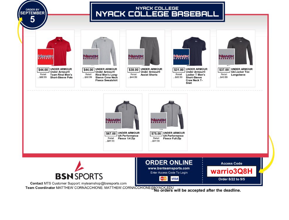 Nyack Warriors Baseball tweet media