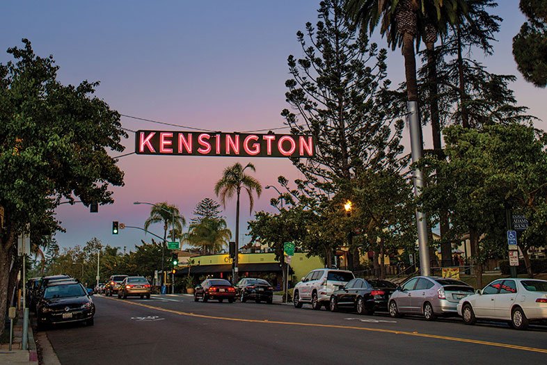 SanDiegoMag's tweet photo. Cruise on over to Kensington to explore a hip avenue of great food, art &amp; more. https://t.co/wwzydUhT3L https://t.co/vgv8ZwY5fr