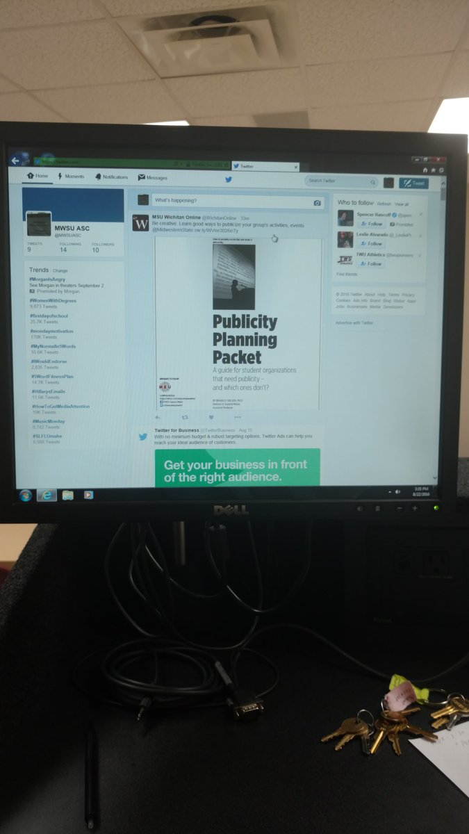 TASPatMSU's tweet photo. @MWSUASC Campus Activity Twitter Training! #msucc9 https://t.co/zq5wFOnJyw