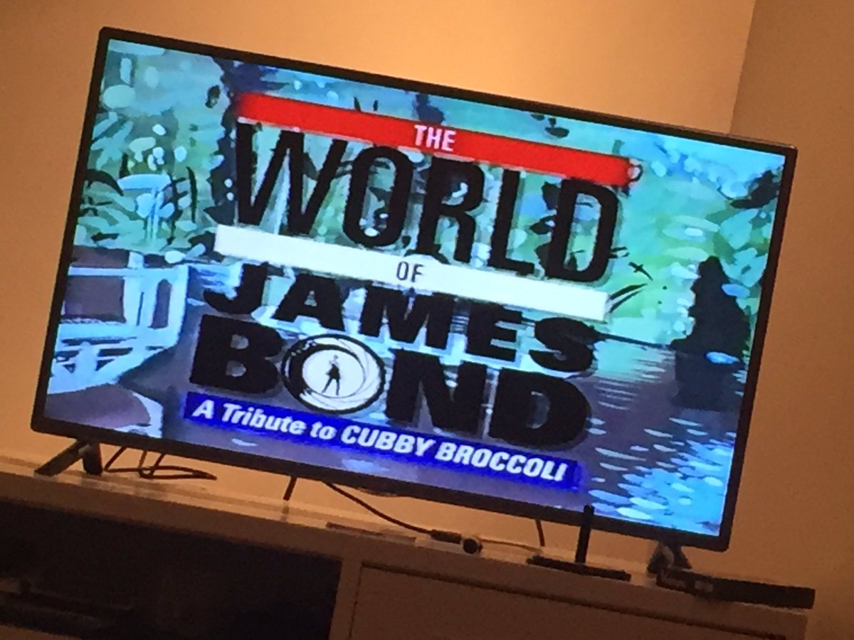 SonofJackX's tweet photo. More #oldVHS tonight, and more #Bond . This time a 1996 documentary tribute to Cubby Broccoli. https://t.co/7Helae32oI