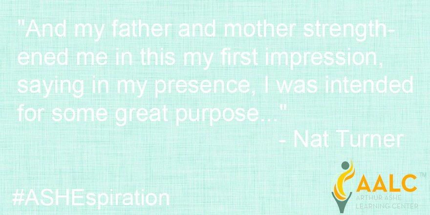 A #quote by #NatTurner who led the 1st #SlaveRebellion on Aug 21, 1831! Learn more at: bit.ly/2bcA7XQ