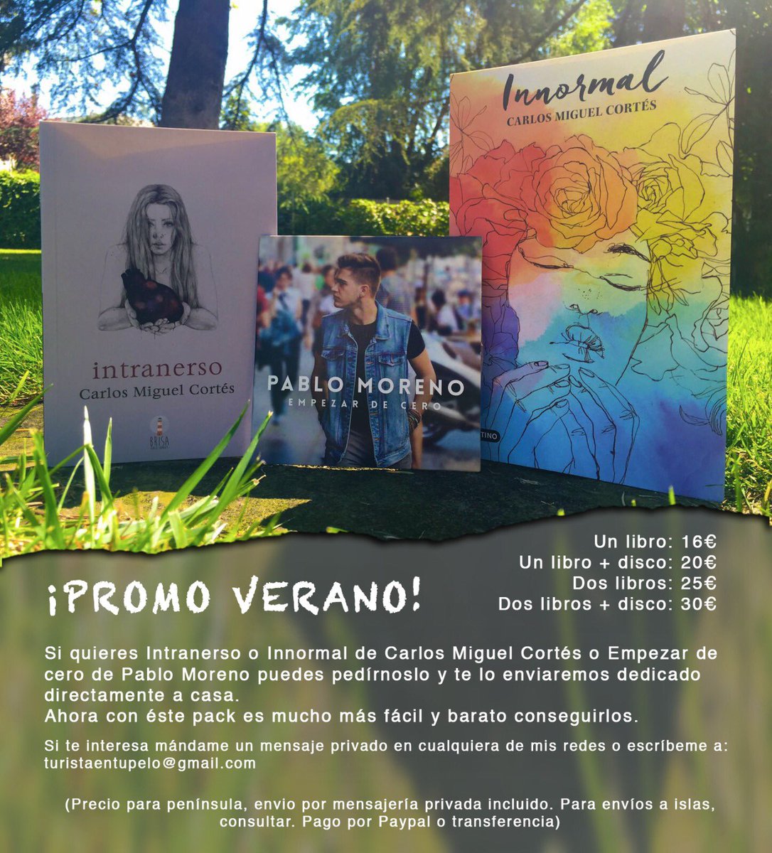 TuristaEnTuPelo's tweet photo. ¡PROMOCIÓN ESPECIAL!
Cualquier duda que tengas, no dudes en preguntarme. 😀😀 https://t.co/e978MSFxTx