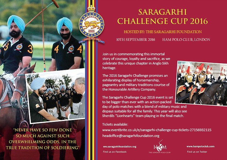 Saragarhi Foundation Challenge Cup 2016, tickets now available: eventbrite.co.uk/e/saragarhi-ch…