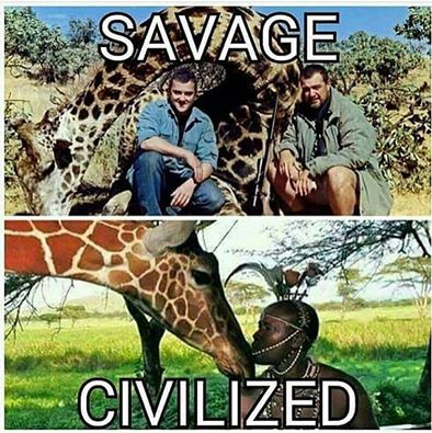 sandreti's tweet image. Is this the &quot;civilized&quot; World You want to live in?

#HuntingIsNotASport
.
#PunishTheKillers