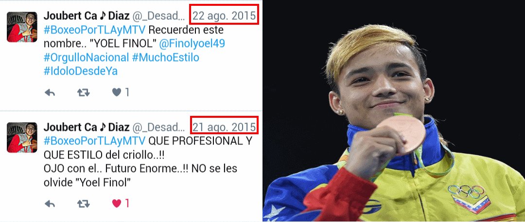 _DesadactadO's tweet photo. Se los dije hace un año.. El futuro del boxeo Venezolano @Finolyoel49 #ElNiño #Orgulloso #OrgulloNacional #Bronce https://t.co/kwjQ1vvx91