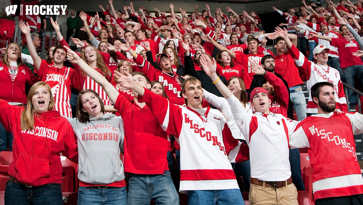 BadgerMHockey's tweet photo. Happy to say we're over 20,000 followers on twitter. Thanks #Badgers fans. See you soon at the Kohl Center. https://t.co/Tgs2dixgBF