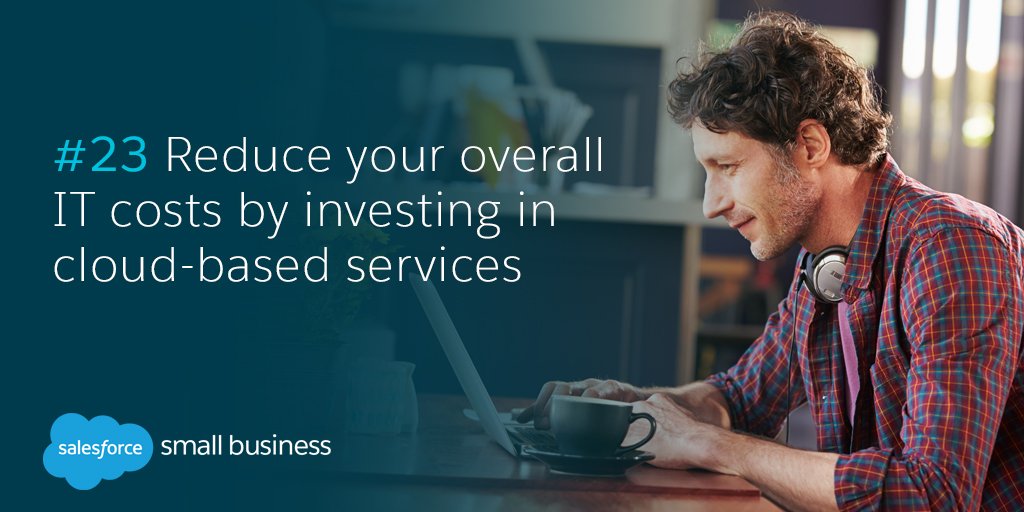 salesforceapac's tweet photo. TIP OF THE DAY! See how cloud-based services reduce IT $$$:https://t.co/6d7Cf1cbie #SmallBizFestVic #SMBtipoftheday https://t.co/mwFr9ecP7D