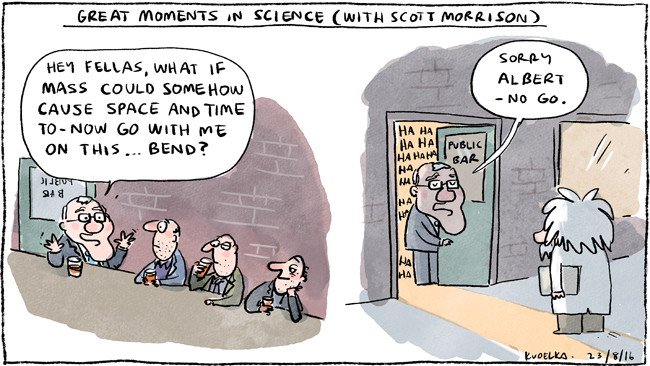 NicholasGray's tweet image. Great moments in science (with @scottmorrisonMP)

@australian @jonkudelka #auspol #PubTest