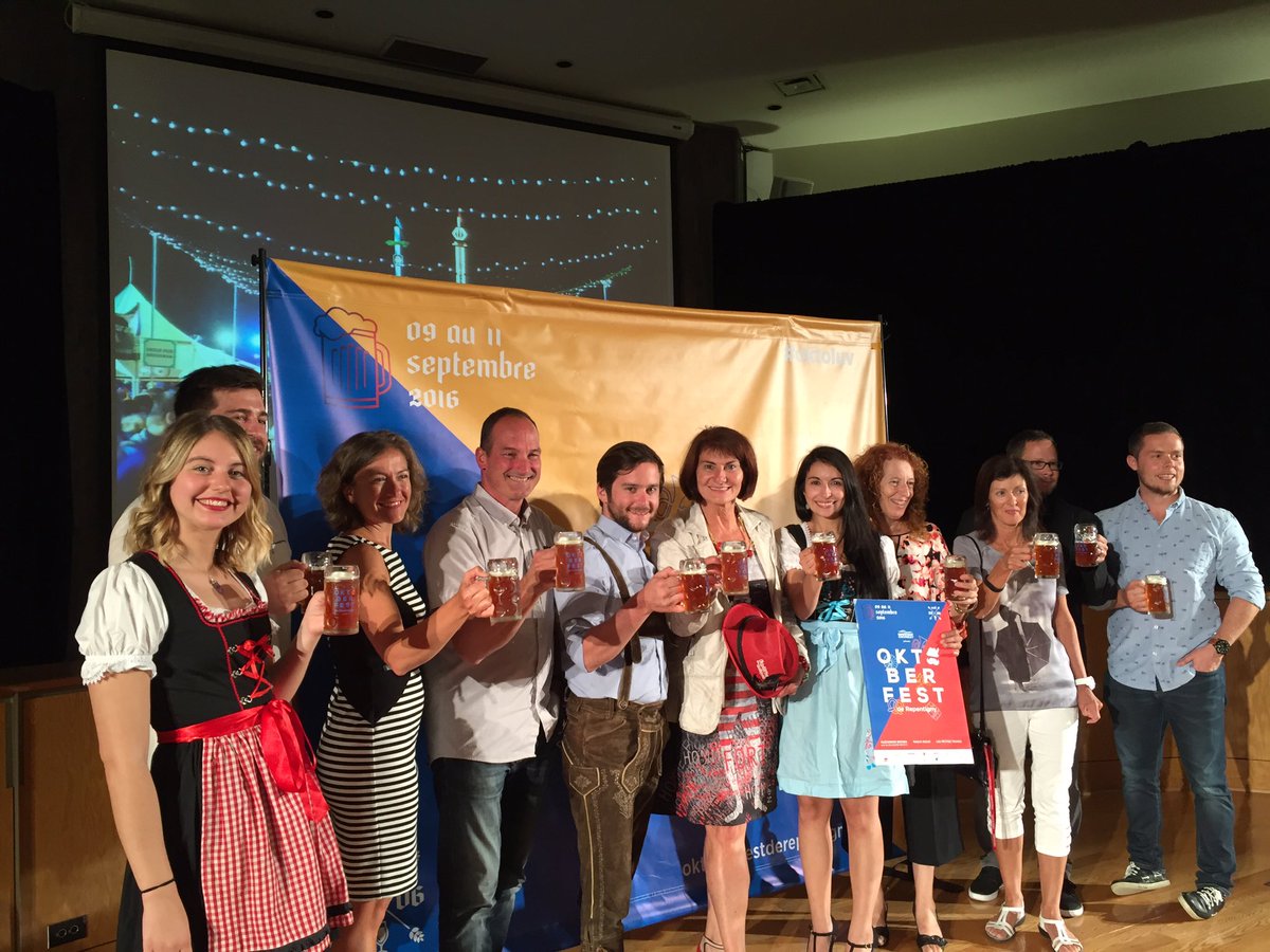 Lancement du festival Oktberfest qui se déroulera au Parc de l'Île- Lebel du 9 au 11 septembre! #oktoluv