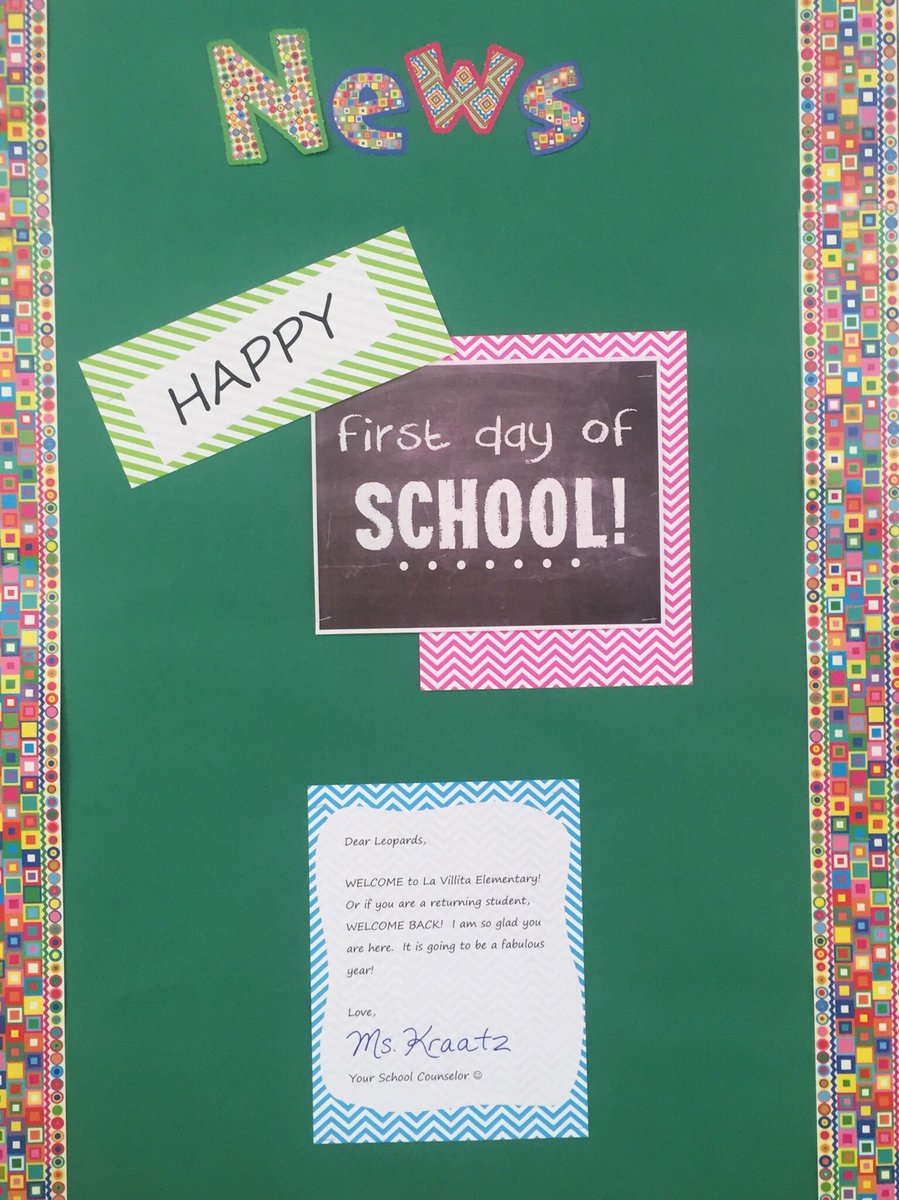 lavcounselor's tweet photo. It was an AWESOME first day of 2016-17 at LVE! @LaVillitaElem #LaVillitaRocks https://t.co/f6ar70nSks