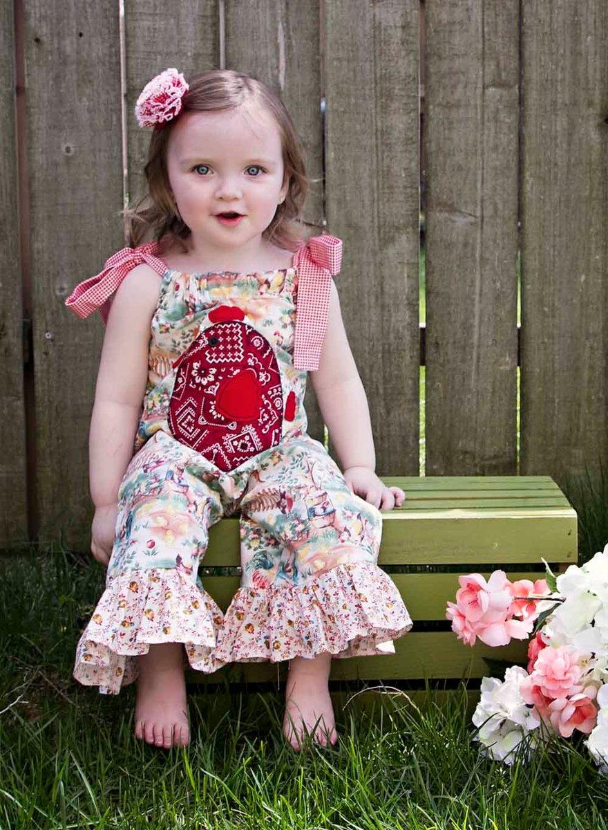 farm birthday outfit girl