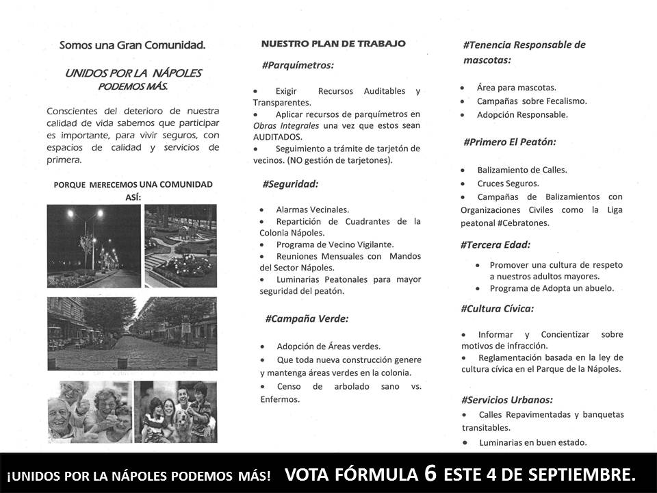 OmarGalo1's tweet photo. Somos la #FORMULA6 conoce las Propuestas @LaNapolesCdMx @vecinosnapoles ccp @MCNCorp @vicosopolo @Seg_NapolesDF https://t.co/3xcAiBxKtg