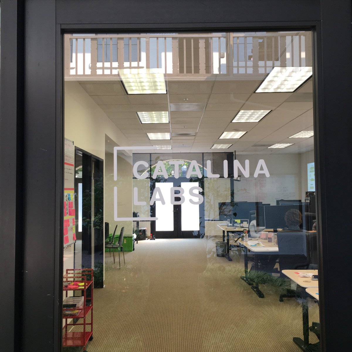 catalinalabs's tweet photo. Our new logo is #official and hopefully stuck on evenly... #fresh https://t.co/SltkmxJuVg