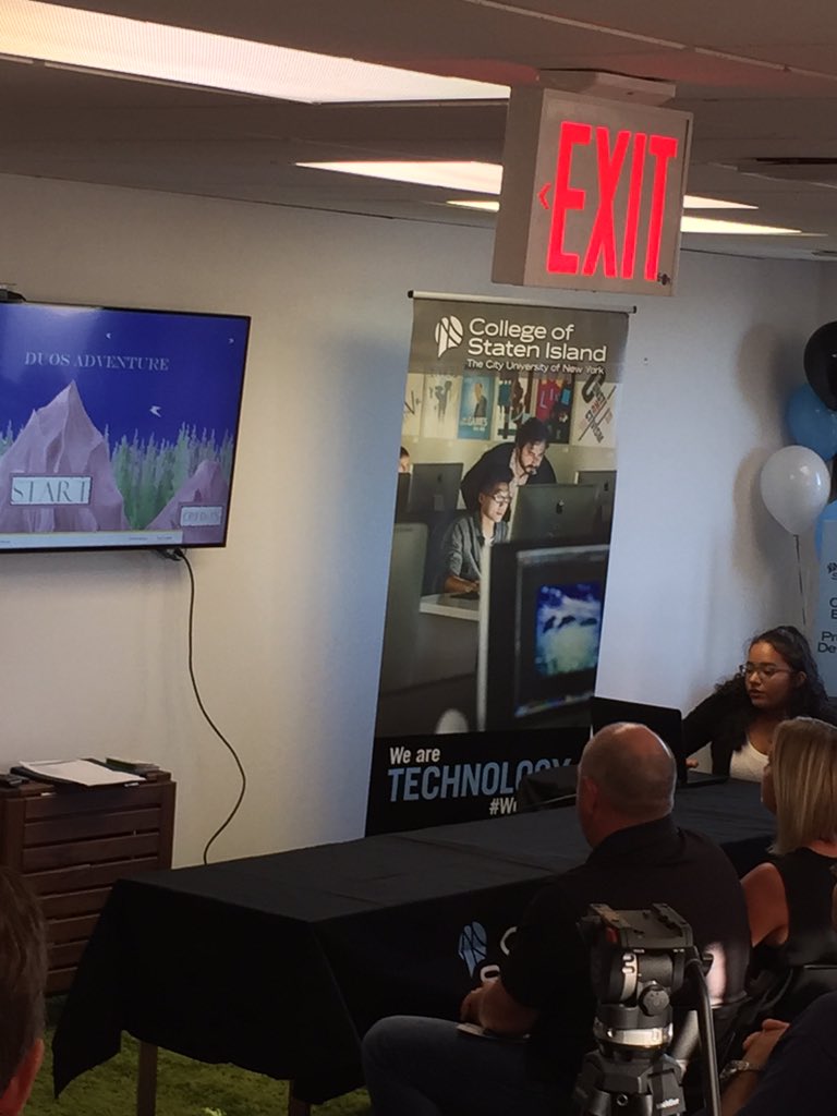 BlackRocketLLC's tweet image. Press conference for our talented students at @csicontinuinged! See them on NY1 tmrw AM #appattack #apps #appdesign