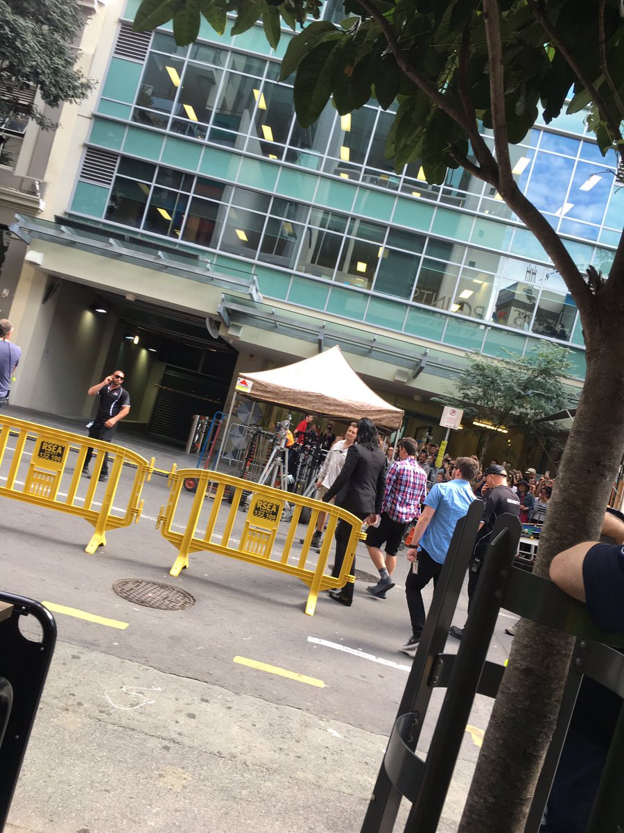 HandsTiedChloeX's tweet image. Tom Hiddleston just walked past me and he said hey to me