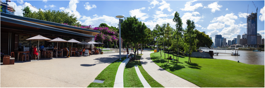 Covebardining's tweet photo. When it comes to a lunch with plenty of greens, can you think of a better place for it? #covebardining #brisbane https://t.co/TBIM6L8W8p