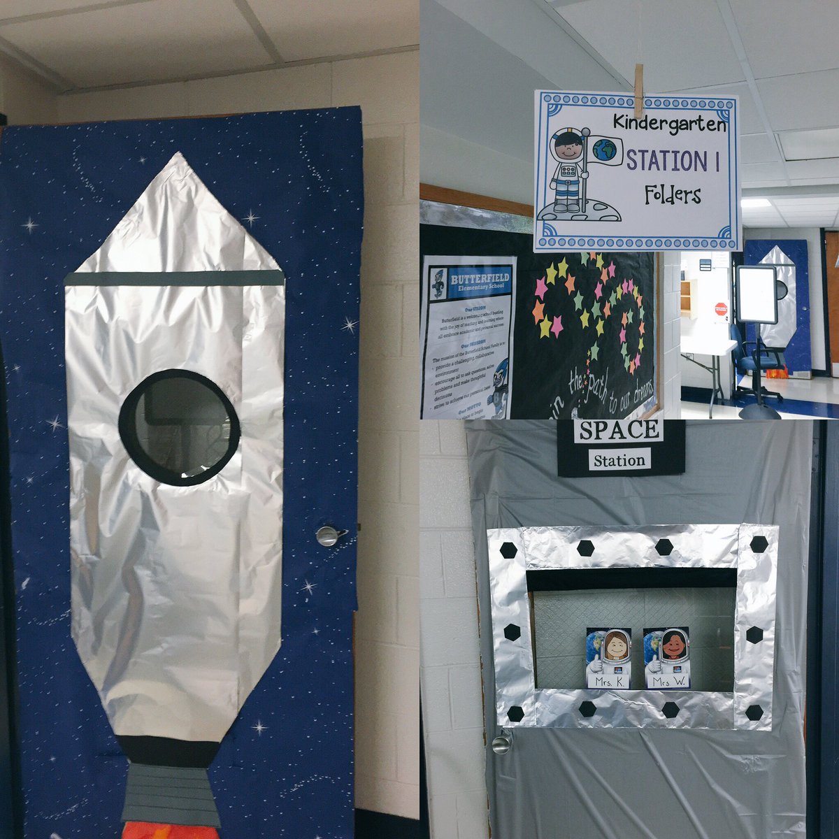 KinderSD44's tweet photo. Meet the teacher was out of this world! #weare44 #spacetheme #meettheteacher @2whoolovekinder https://t.co/k696H8haId