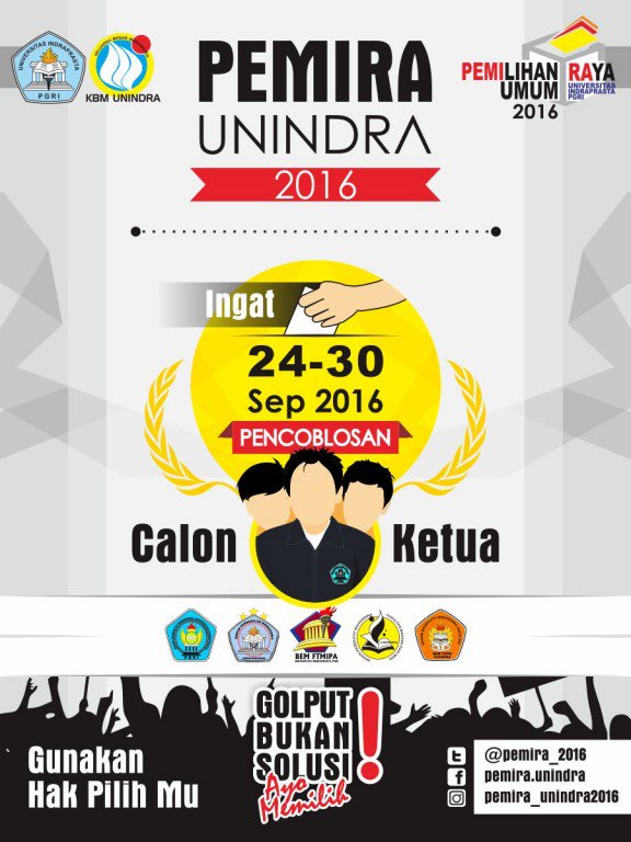 HAI💃
PEMIRA HADIR LAGI
Jgn lupa gunakan Hak Pilih Mu
Siapakah Calon Ketua selanjutnya❓ Terus ikuti info terupdate ya