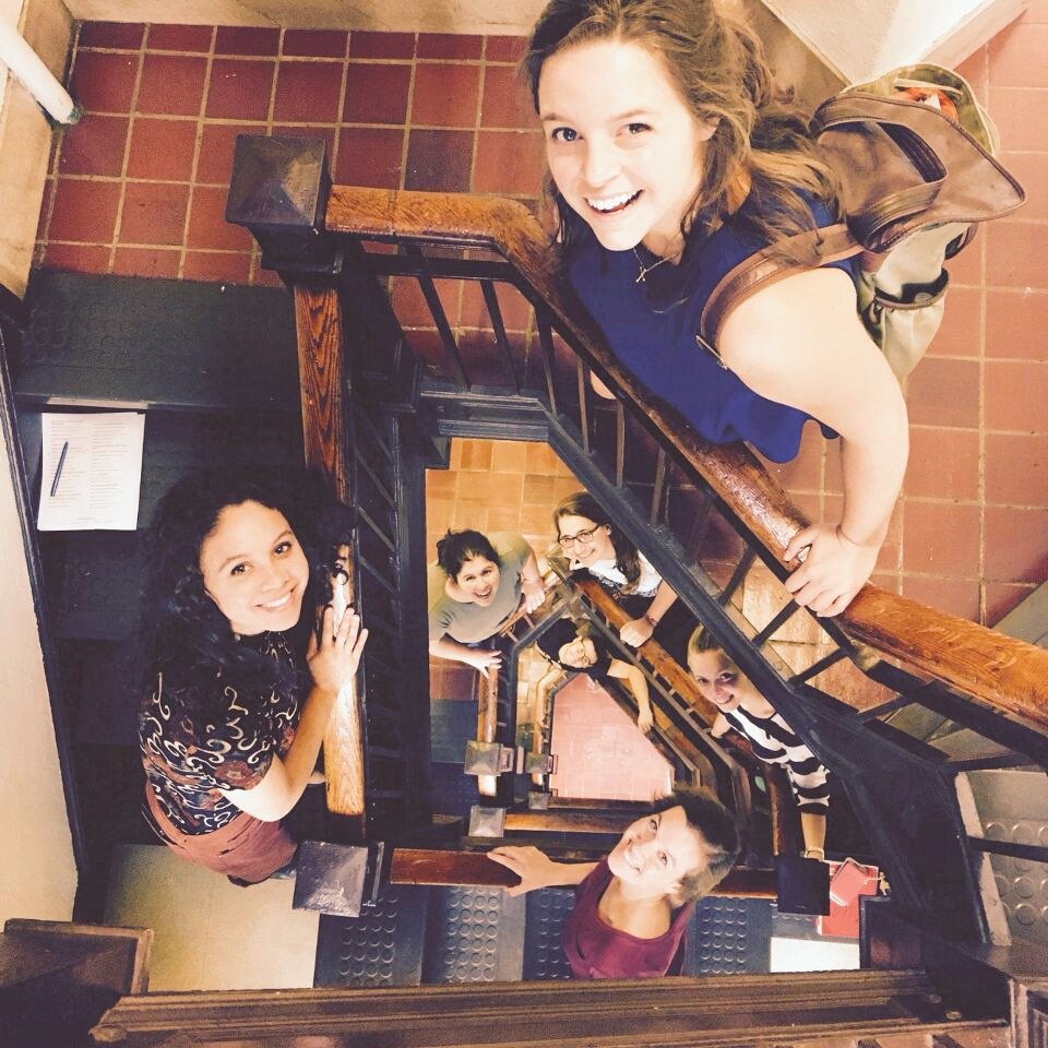 banannarosita's tweet photo. @CUAreslife James doesn't like heights so he's at the bottom #tRAining #cuacentral https://t.co/avZVXS1ZpN