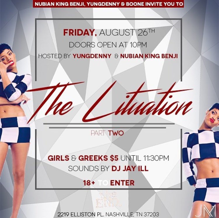 NubianKingBenji's tweet photo. #vandy20 #tsu20 #mtsu20 #belmont20 #vandy19 #tsu19 #mtsu19 #belmont19 your moves for this weekend. Is y'all ready or https://t.co/TXS3yLGj7t