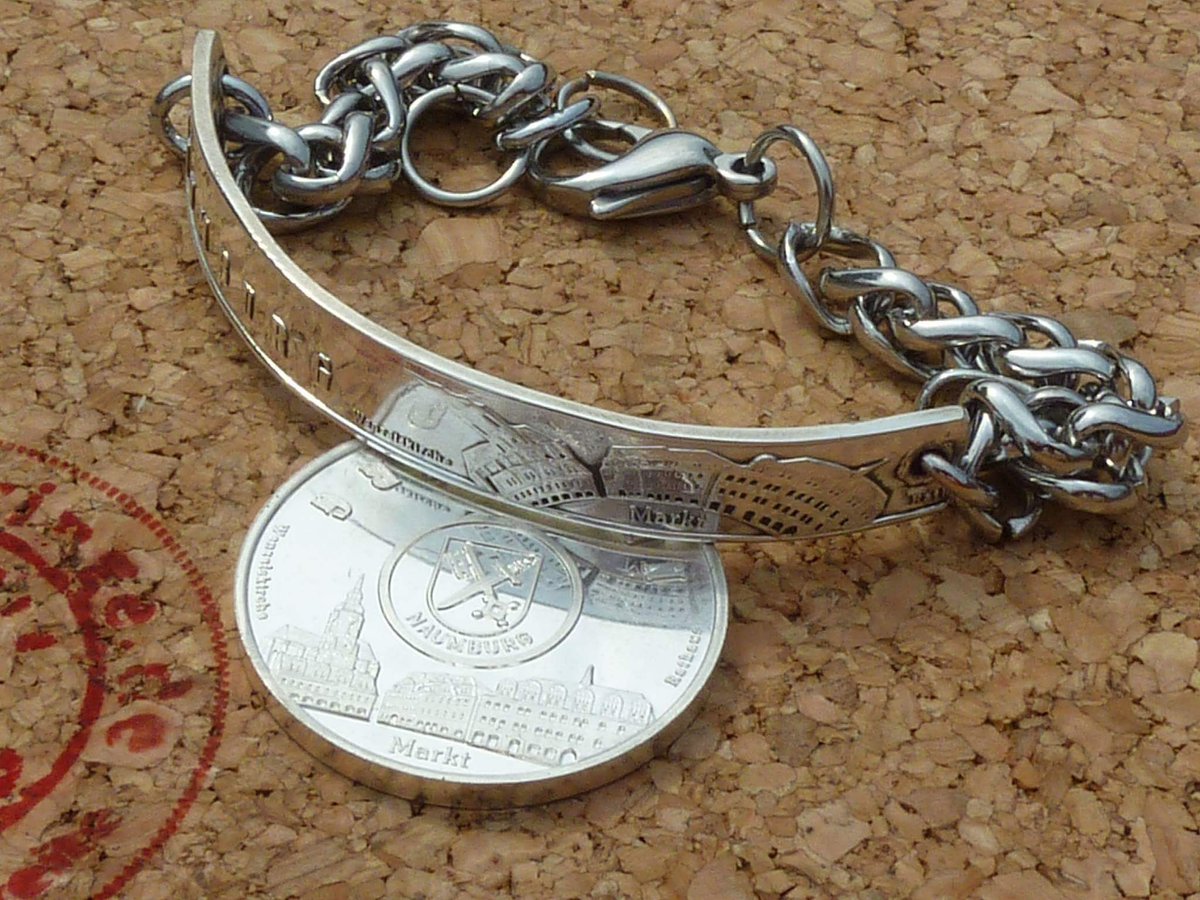 muenzenringe.de hat ein #schönes #armband aus #999silber mit #naumburger #motiv in #handarbeit #jewelry