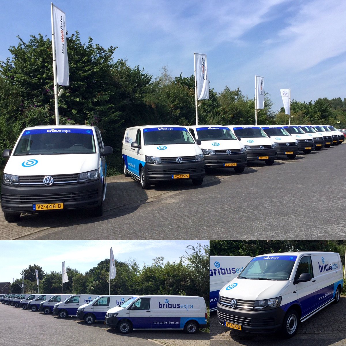 De vervanging van het wagenpark van <a href="/BribusKeukens/">Bribus</a> is compleet!  De laatste 10 #VW Transporters zijn afgeleverd.