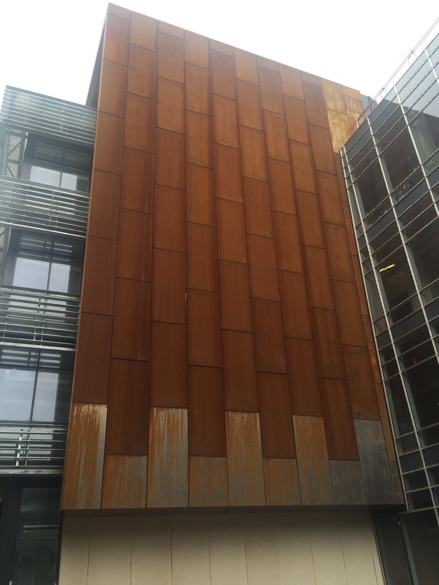 MetCladContract's tweet image. More images from #MIF #University of Liverpool @JamesTaylorLtd #Eyetech @KingspanIP_UK #COR-TEN #Rainscreen